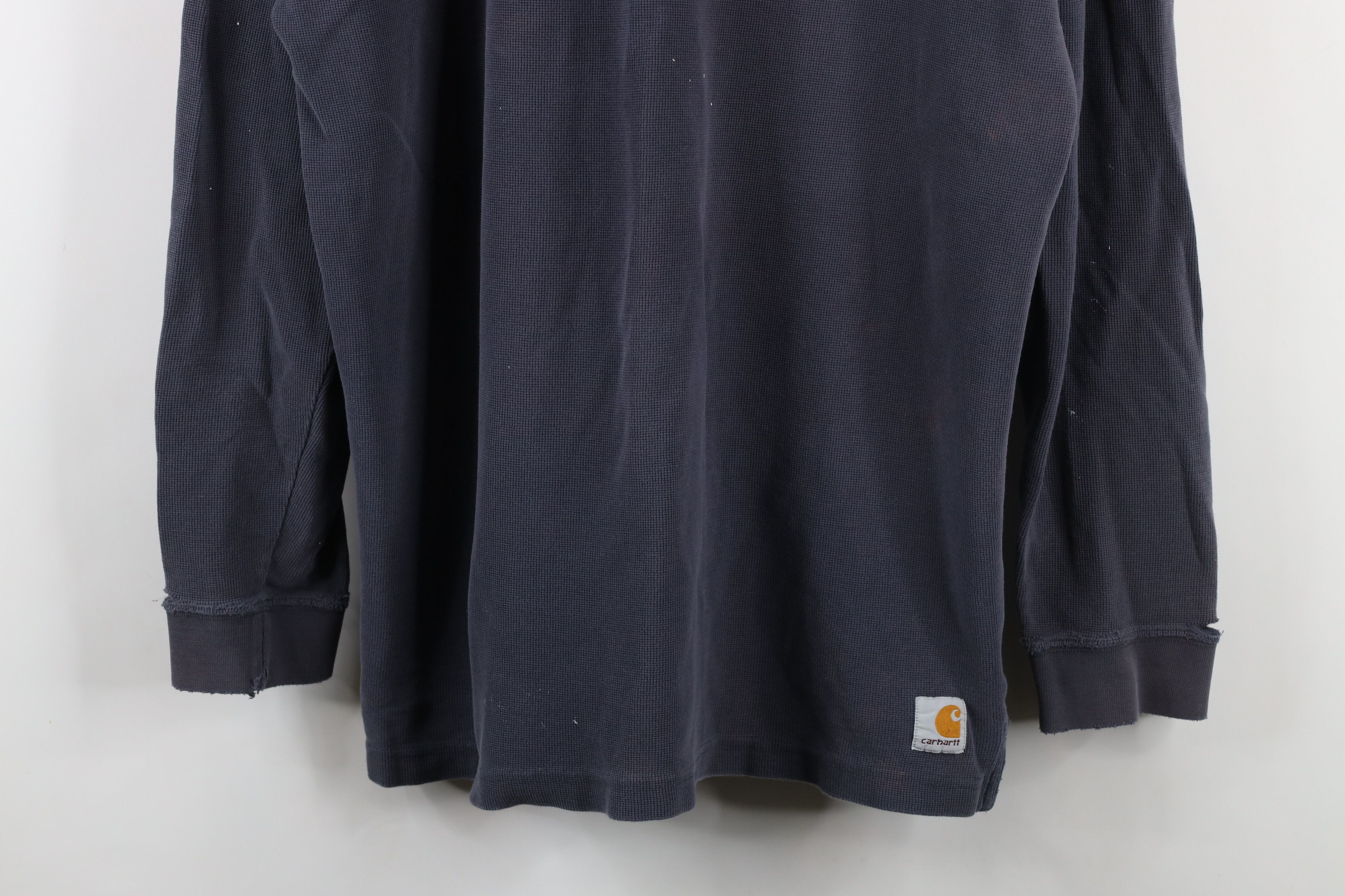 Carhartt Vintage Carhartt Spell Thermal Waffle Knit Henley T-Shirt Size US L / EU 52-54 / 3 - 3 Thumbnail