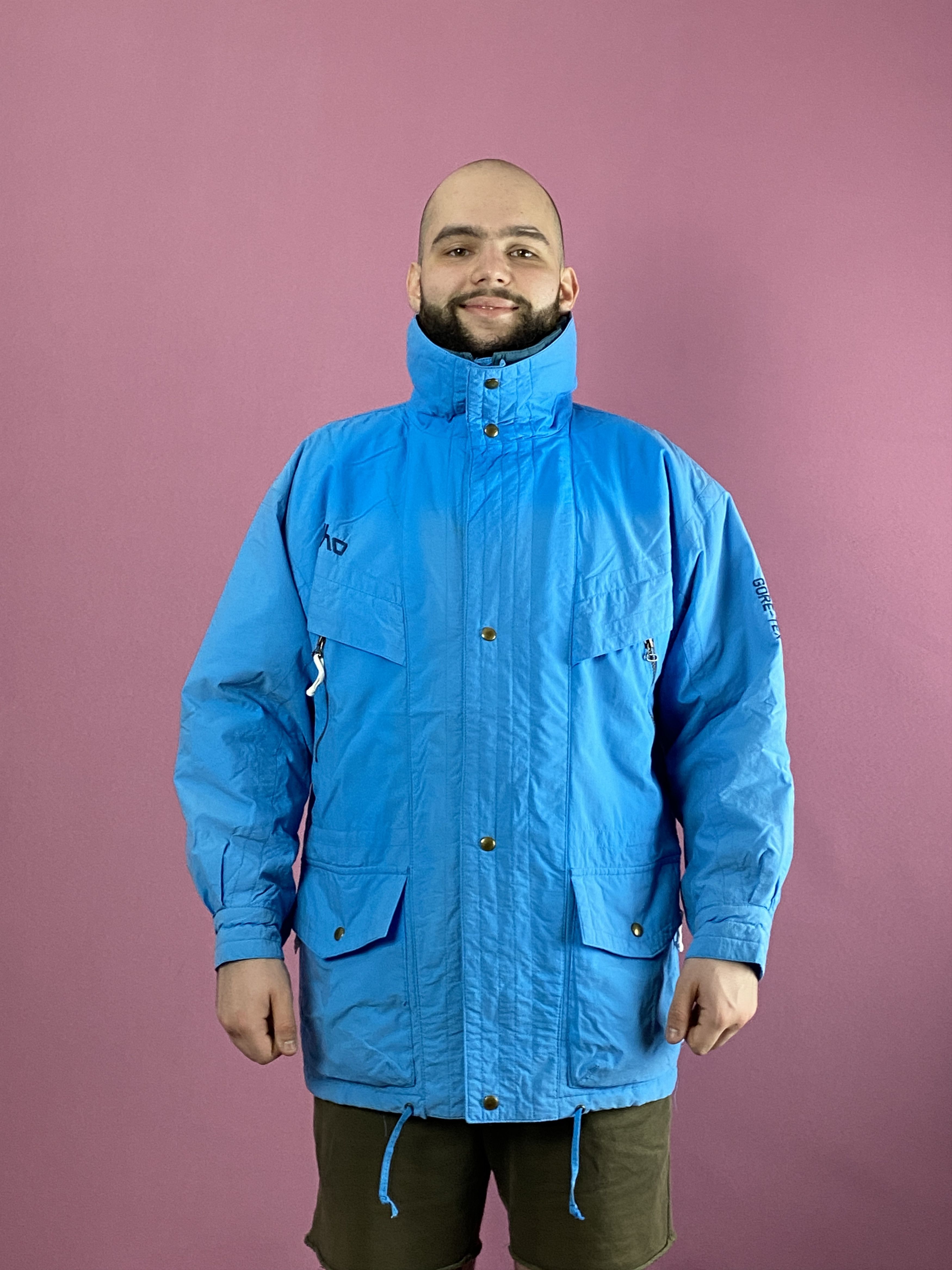 Goretex × Vintage 90s Elho High Tech Gore Tex Vintage Men's Ski Jacket - M Size US M / EU 48-50 / 2 - 3 Thumbnail