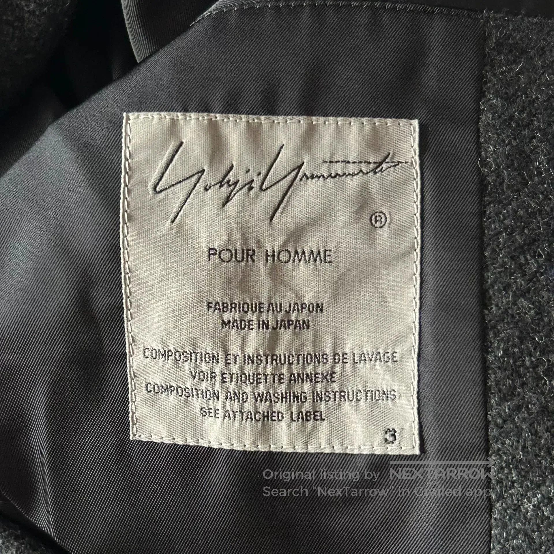 Yohji Yamamoto Yohji Yamamoto Silver Buckle Coat. Size US M / EU 48-50 / 2 - 6 Thumbnail