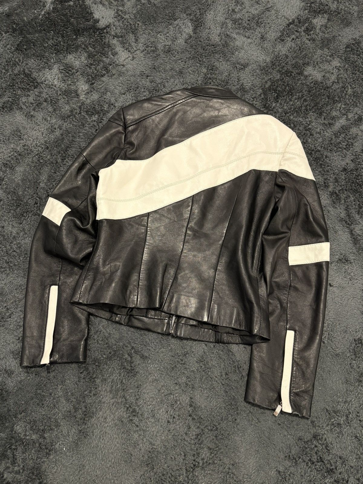 Japanese Brand Vintage Dakota Real Leather Racing Jacket Size M / US 6-8 / IT 42-44 - 7 Thumbnail