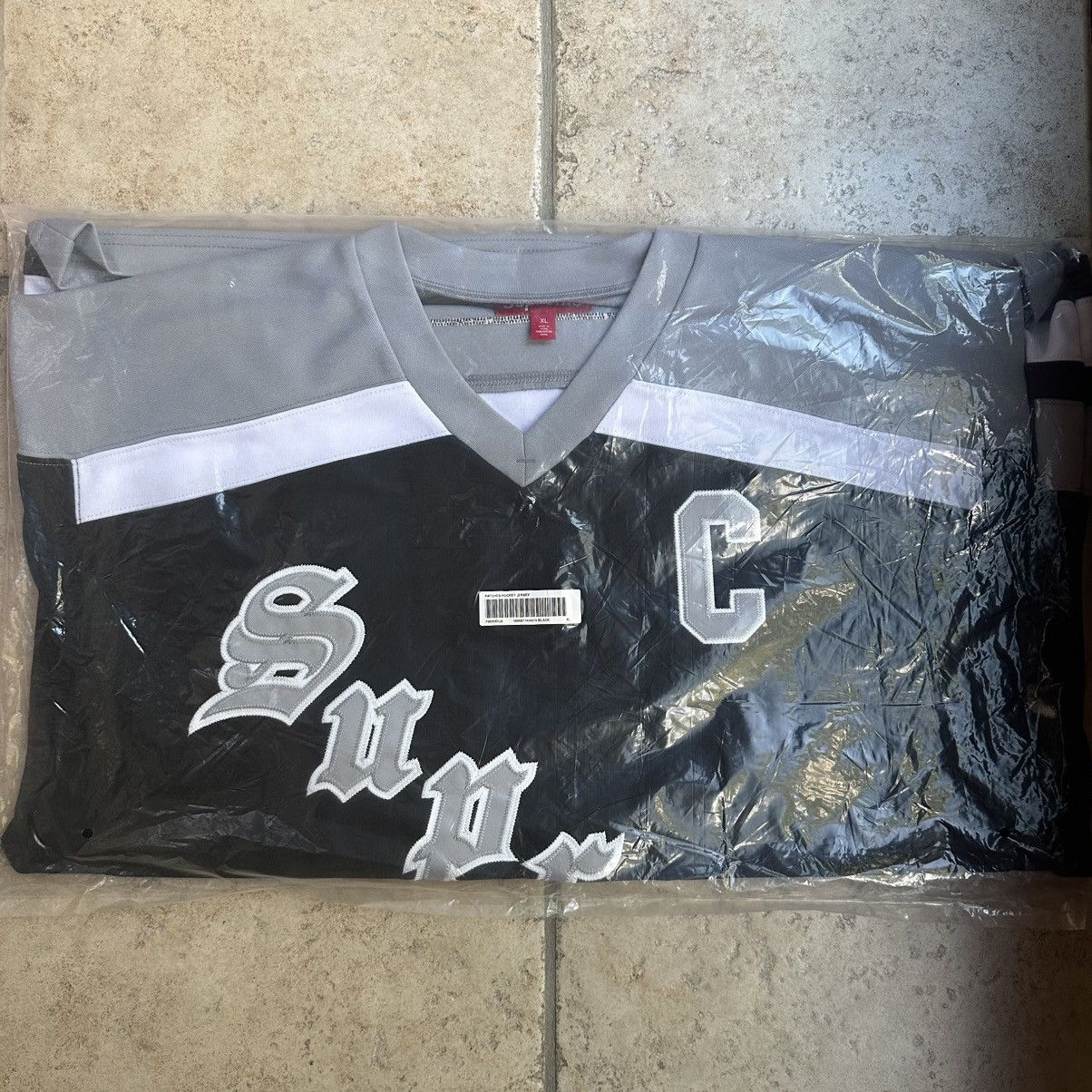 Supreme Supreme Fire & Ice Hockey Jersey Black Size XXL | Grailed