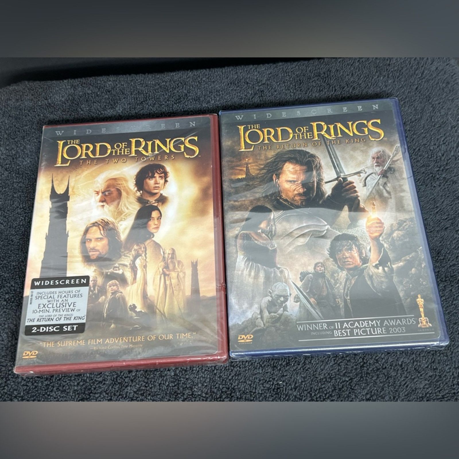 Sony The Lord of the Rings Trilogy DVD Widescreen Lot of 2 NEW Size ONE SIZE - 1 Thumbnail