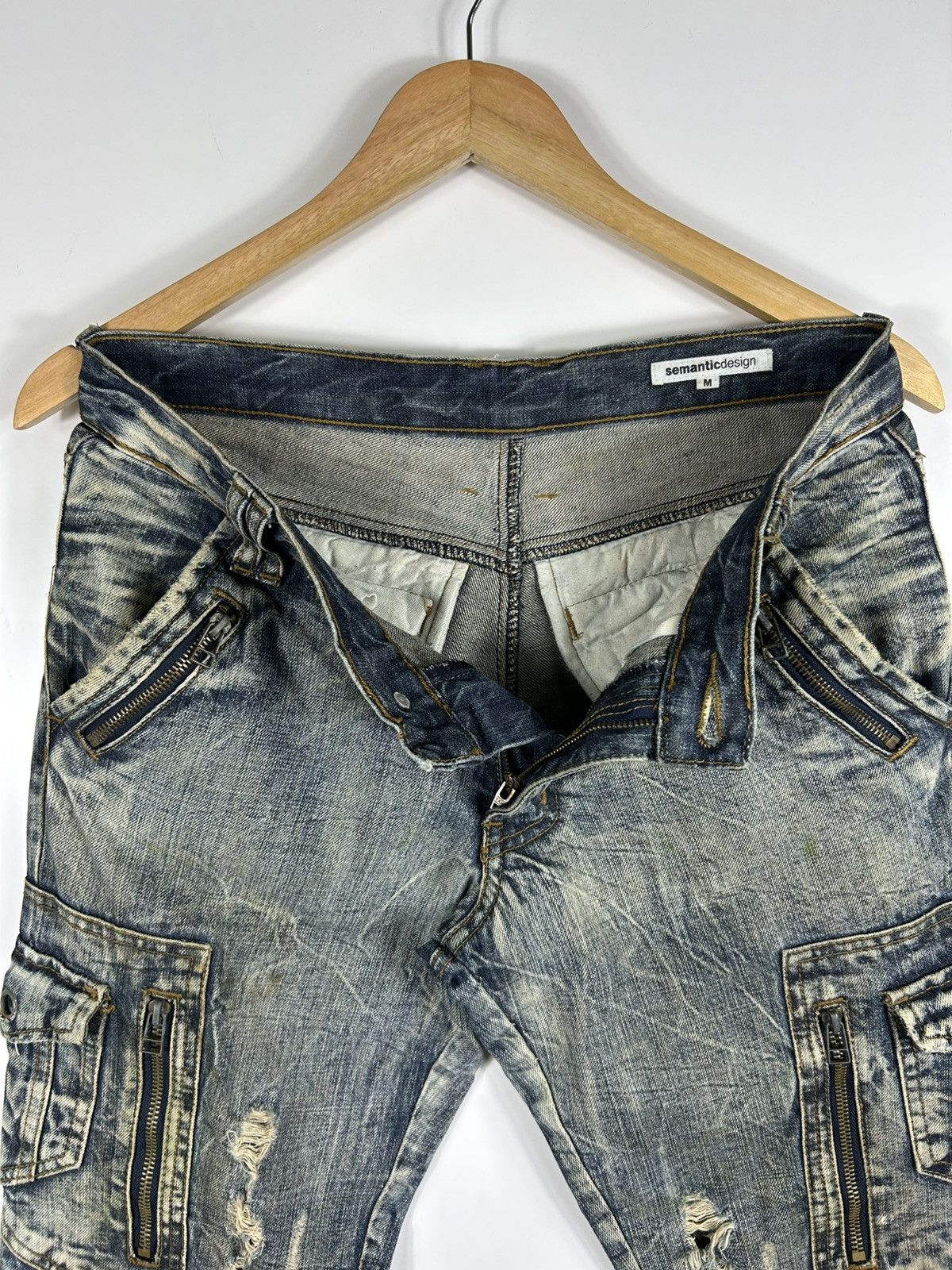 semanticdesign 🔥Semantic Design Nice Distressed Denim Size US 31 - 7 Thumbnail