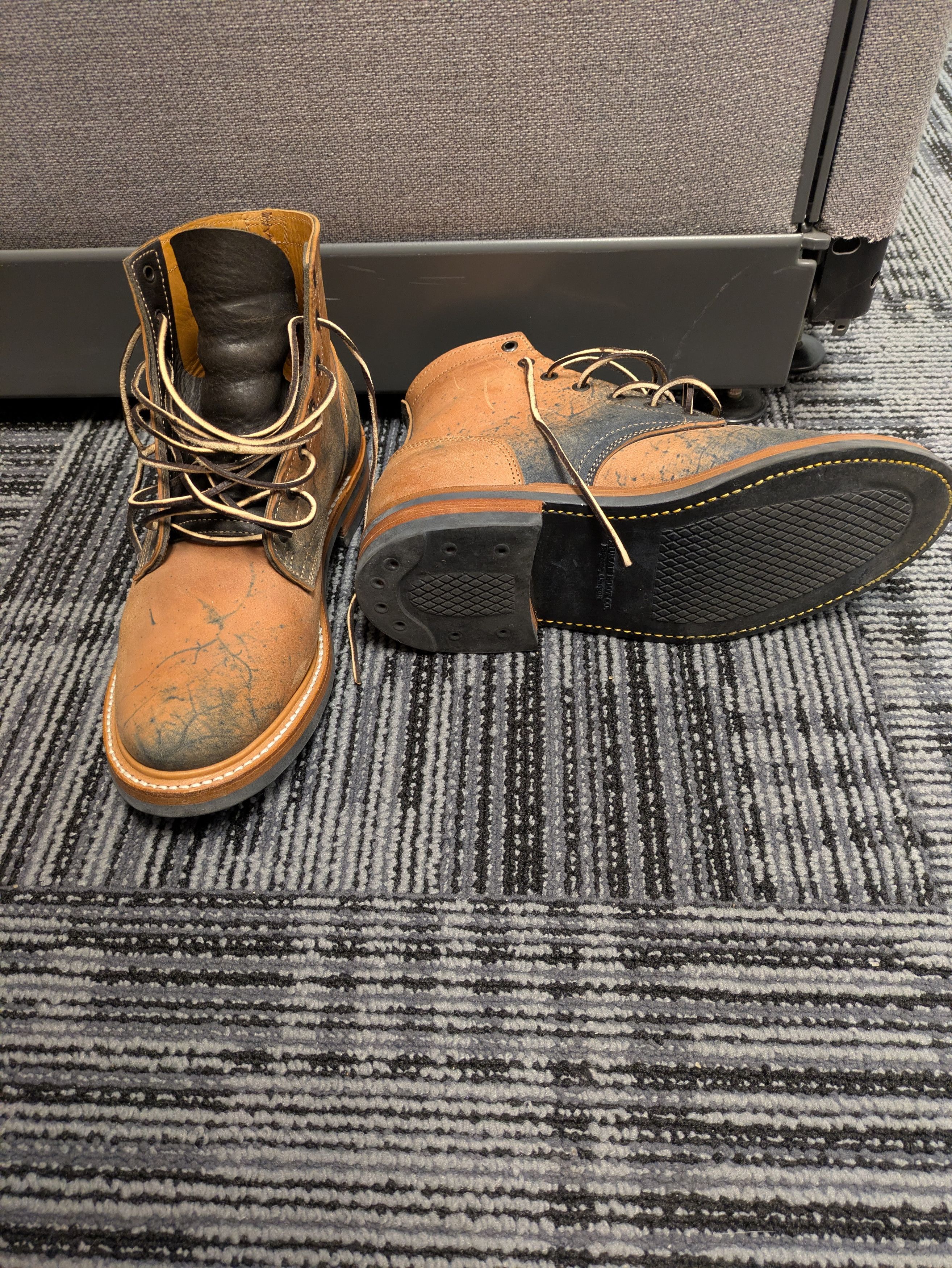 Truman Boot Co. Navy Horse Rump RO Size US 8.5 / EU 41-42 - 2 Thumbnail
