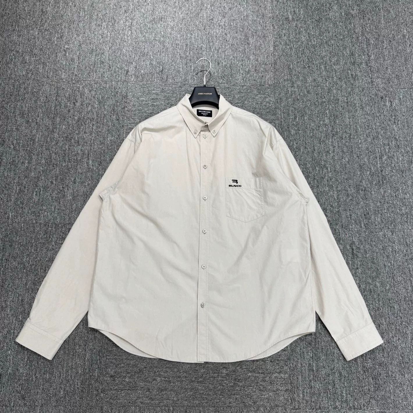 Balenciaga Balenciaga Double Hook Embroidered Shirt Size US M / EU 48-50 / 2 - 1 Thumbnail