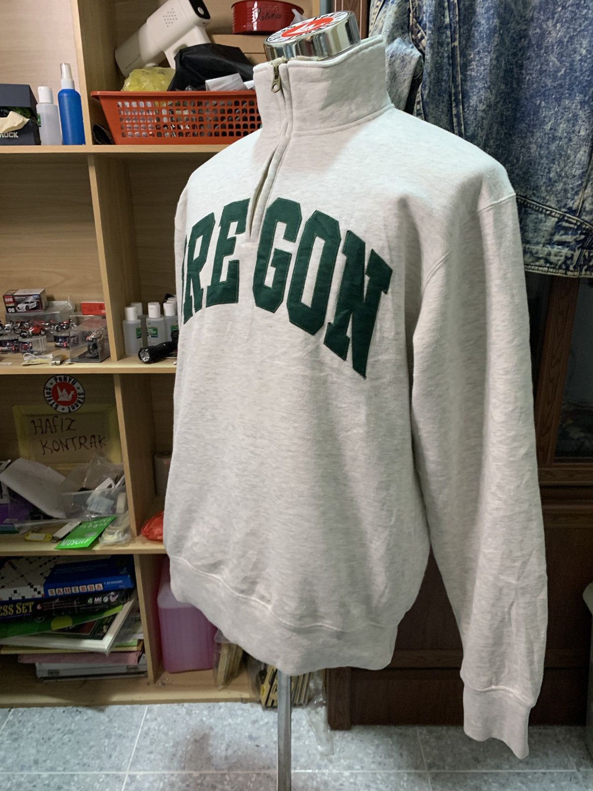 Jansport × Vintage Vintage Jansport Oregon Half Zip Sweatshirt Size US M / EU 48-50 / 2 - 4 Thumbnail