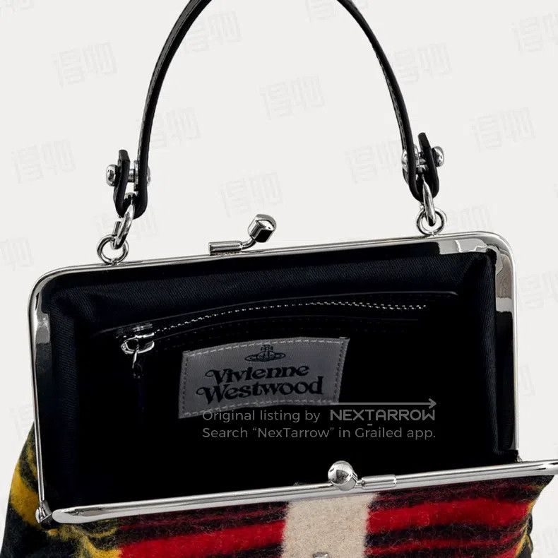 Vivienne Westwood Vivienne Westwood size os Silver Framed Top Handle Removabl Size ONE SIZE - 2 Thumbnail