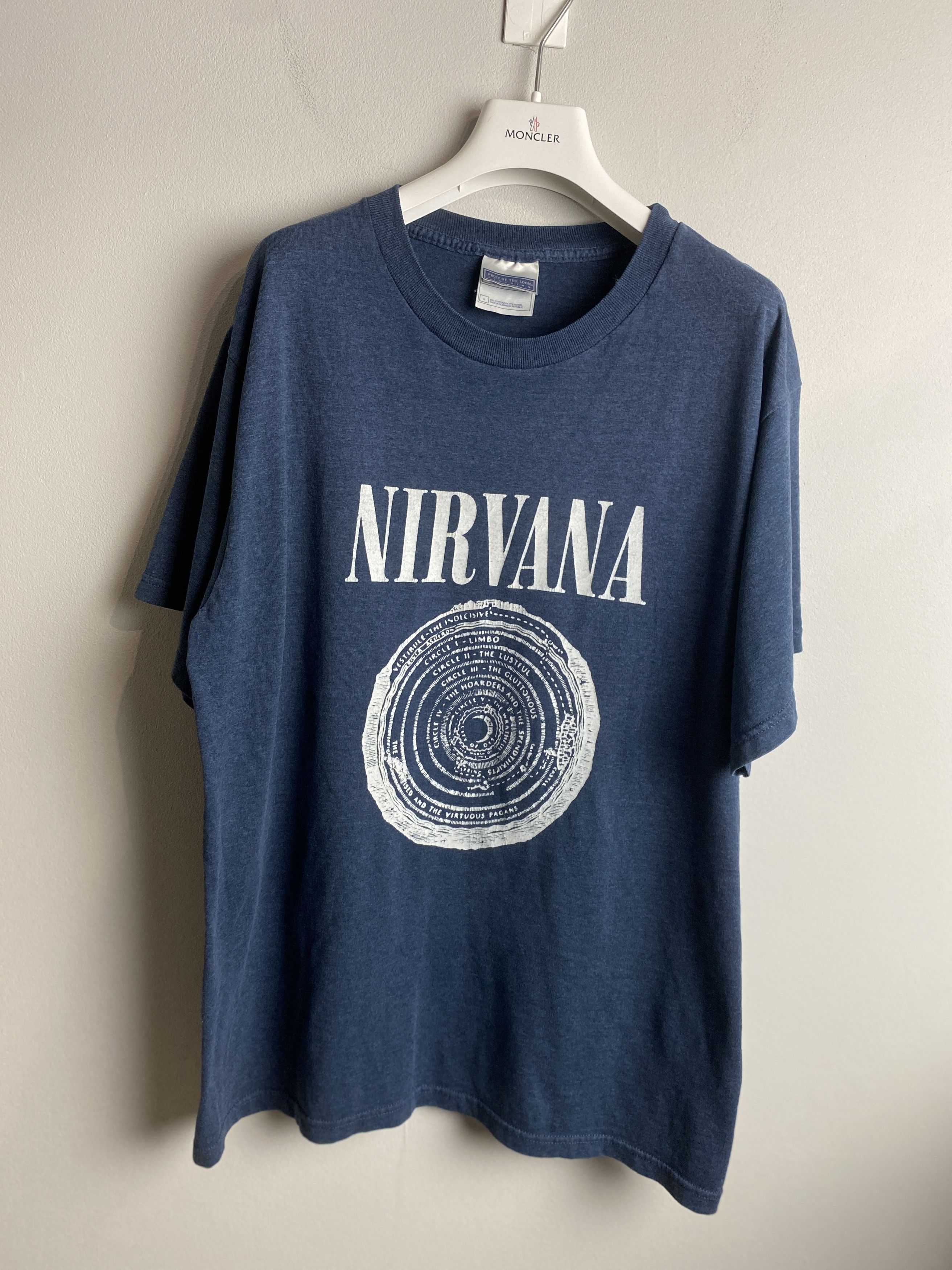 Band Tees × Nirvana Nirvana Vestibule big logo printed t-shirt tee vintage Size US L / EU 52-54 / 3 - 1 Thumbnail
