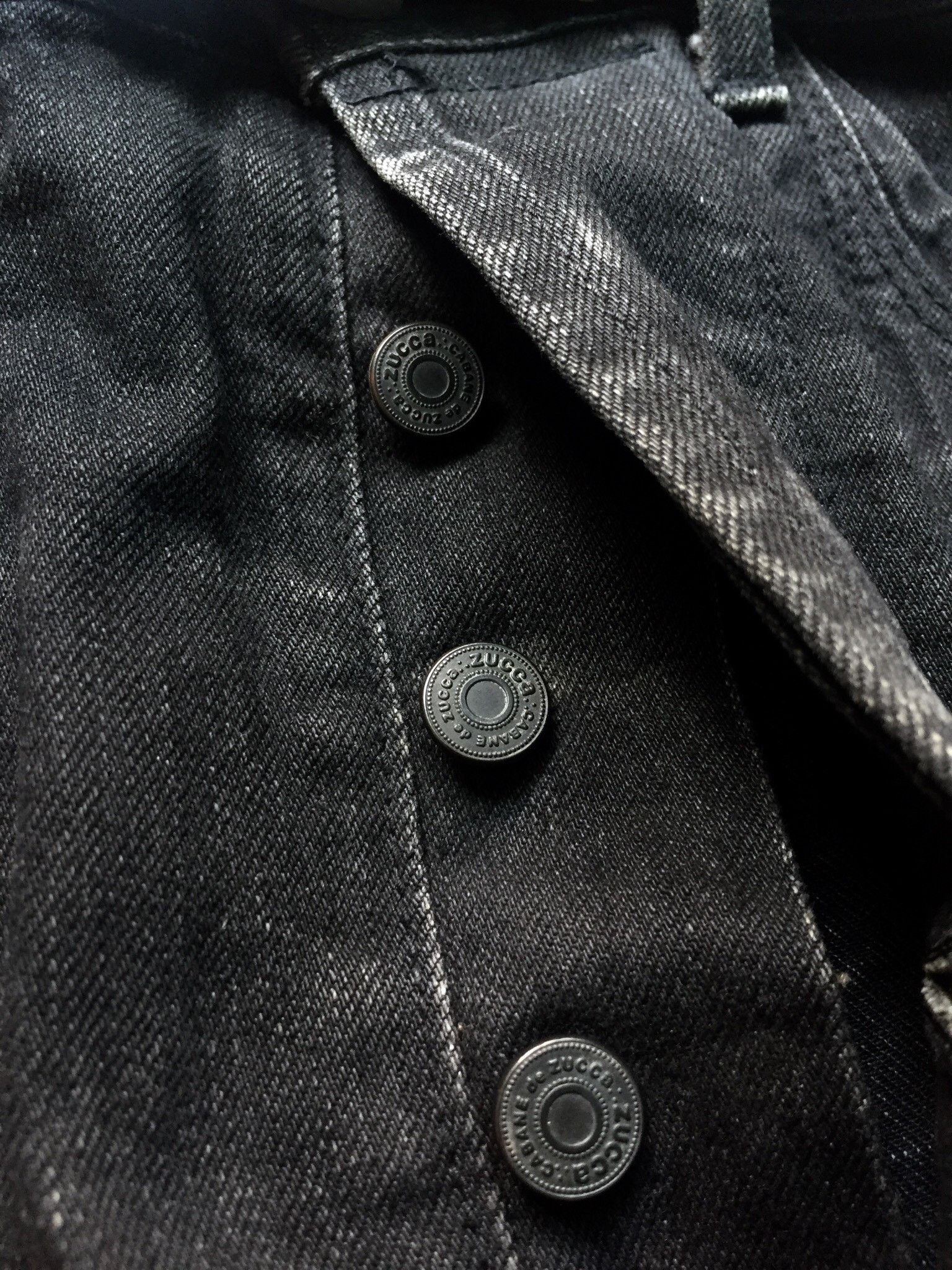 CABANE de ZUCCa Cabane De Zucca Wash Whishkered Denim Pants Size US 33 - 7 Thumbnail