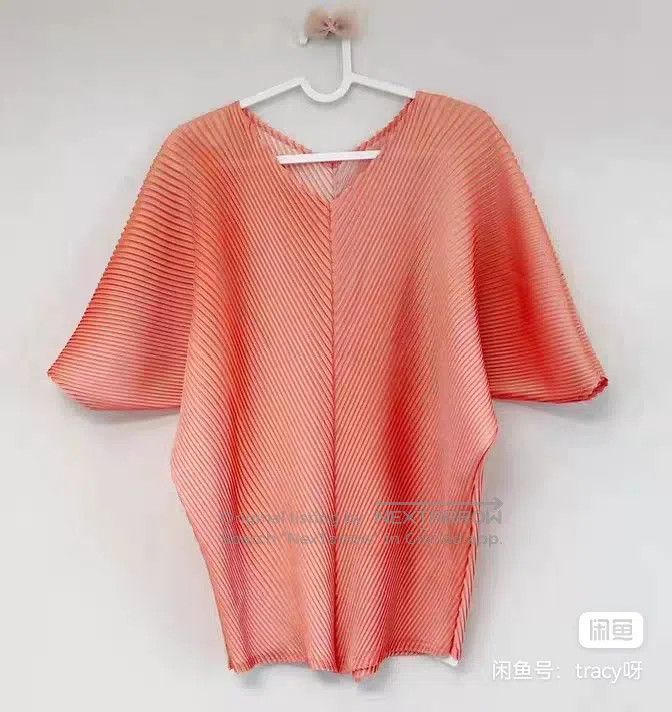 Issey Miyake Issey Miyake Orange Short Sleeve Size M / US 6-8 / IT 42-44 - 5 Thumbnail