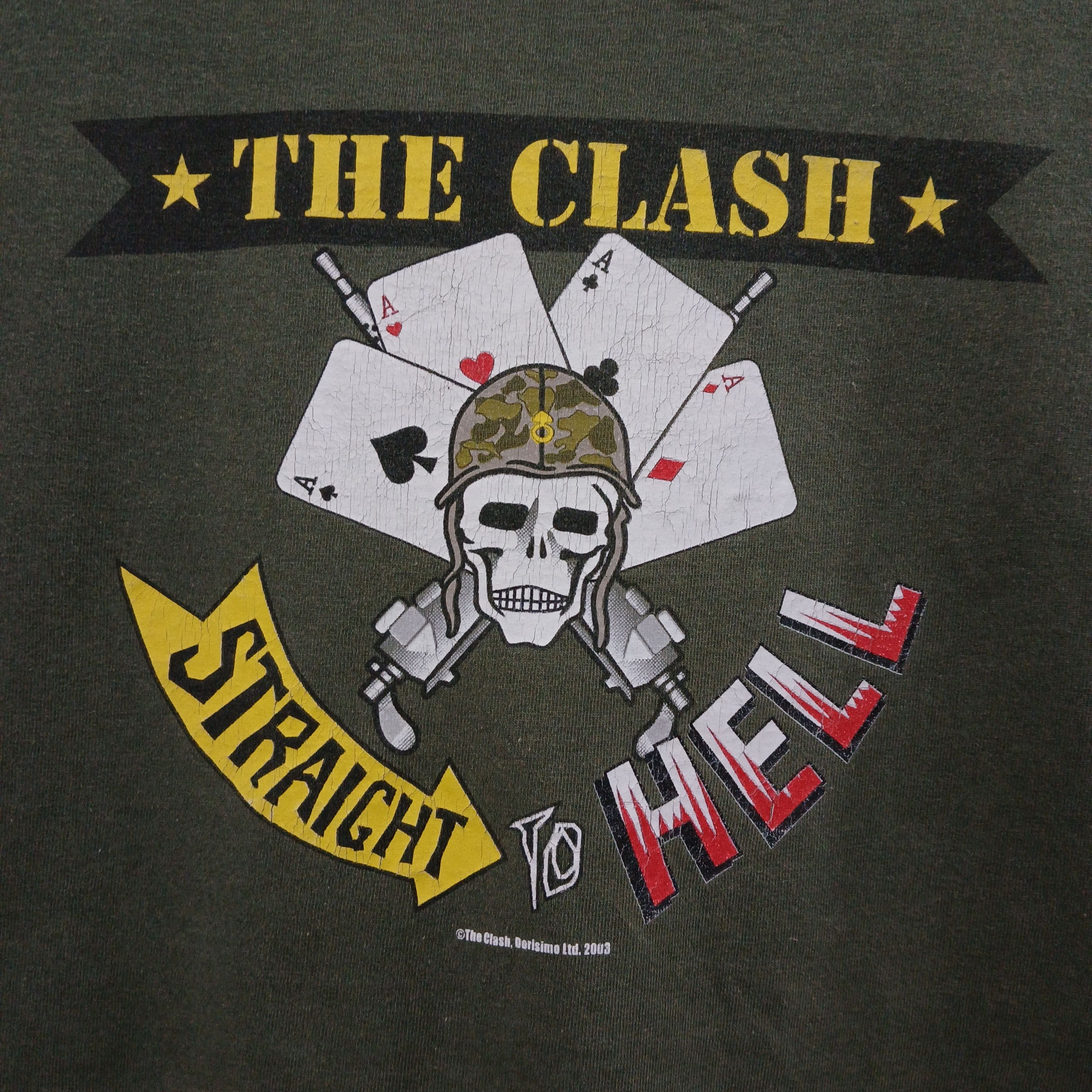 Band Tees THE CLASH Punk Band Vintage Tee 2003 Size US XL / EU 56 / 4 - 5 Thumbnail