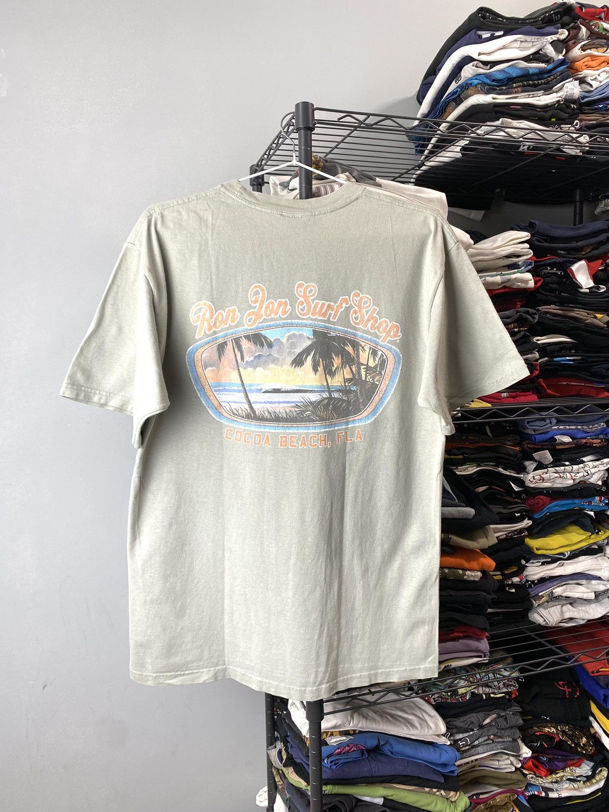 Vintage 90’s Vintage Ron Jon Surf Style Faded T Shirt Stussy Size US M / EU 48-50 / 2 - 1 Thumbnail