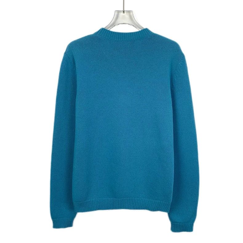 Gucci Gucci Blue logo dancing piglet wool knitted sweater 2502-Ne Size US XXS / EU 40 - 2 Thumbnail