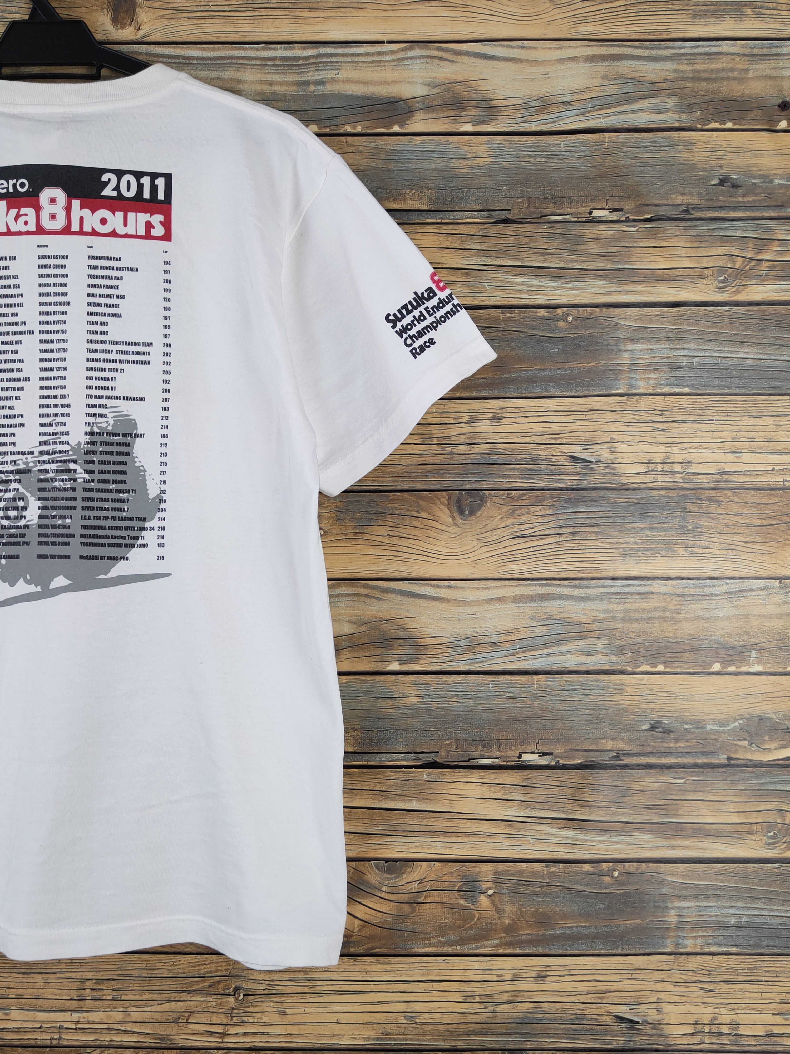 Coca Cola DLL Coca Cola X Moto suzuka 8 hour vintage White tee #020 Size US L / EU 52-54 / 3 - 12 Thumbnail