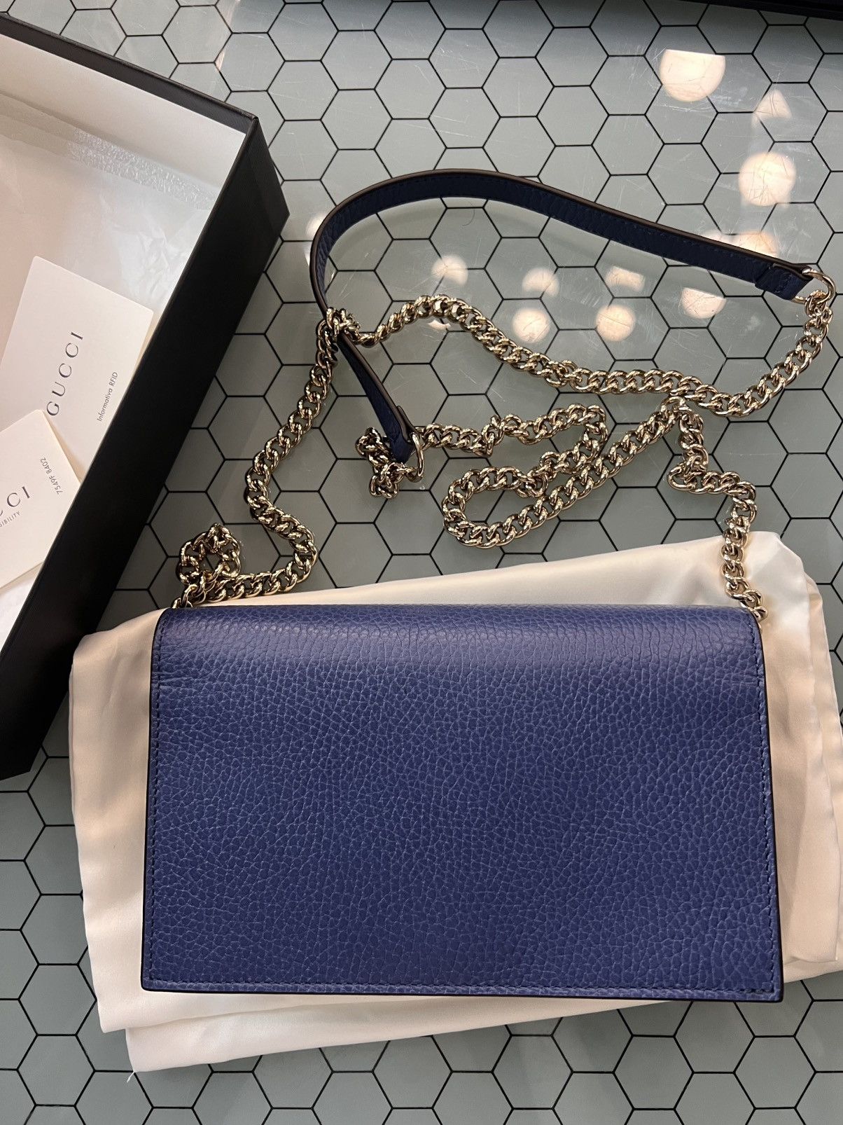 Gucci Gucci gg interlocked crossbody wallet on chain Size ONE SIZE - 2 Thumbnail
