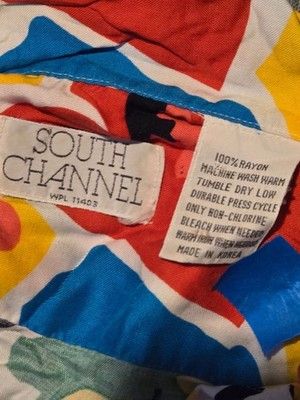 Other South Channel Shirt Mens S-M Tropical Floral Rayon Short Size US M / EU 48-50 / 2 - 2 Thumbnail