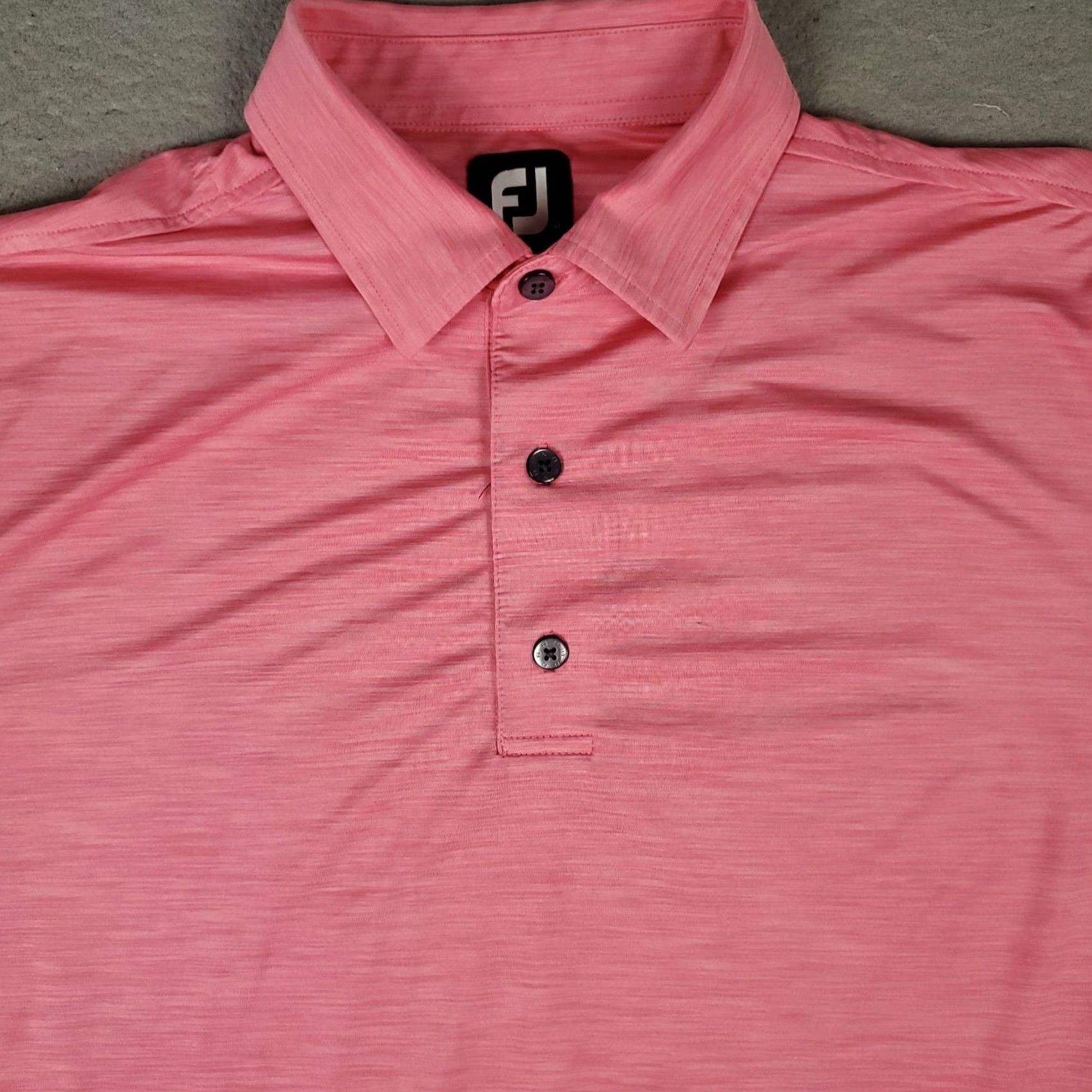 Footjoy FootJoy Polo Shirt Mens Medium Pink Short Sleeve Golf Sports Shirt Size US M / EU 48-50 / 2 - 2 Thumbnail