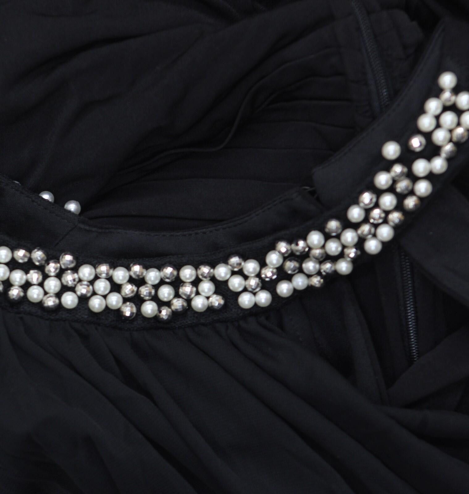 Other Speechless Juniors Embellished Ruched Cutout Gown Black 7 Size M / US 6-8 / IT 42-44 - 3 Thumbnail