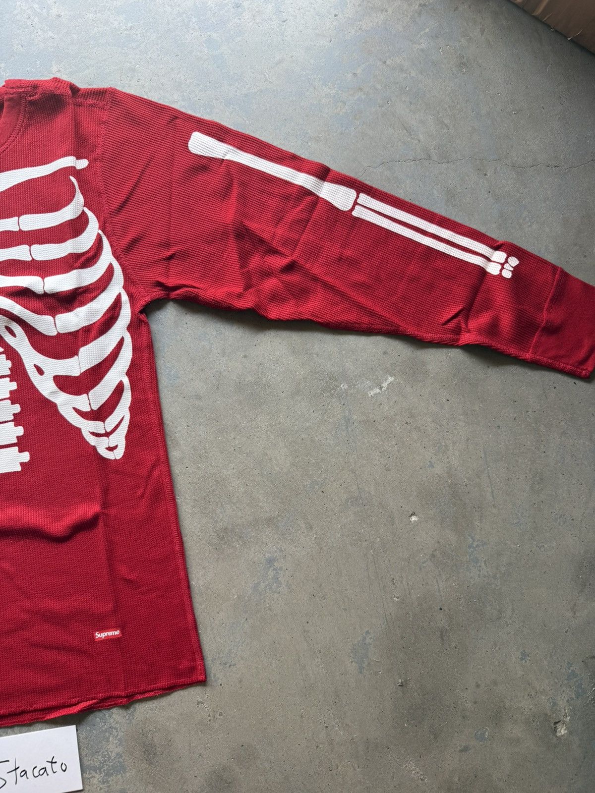 Hanes × Supreme Supreme x Hanes Bone Thermal Crew Red FW21 Size US S / EU 44-46 / 1 - 3 Thumbnail