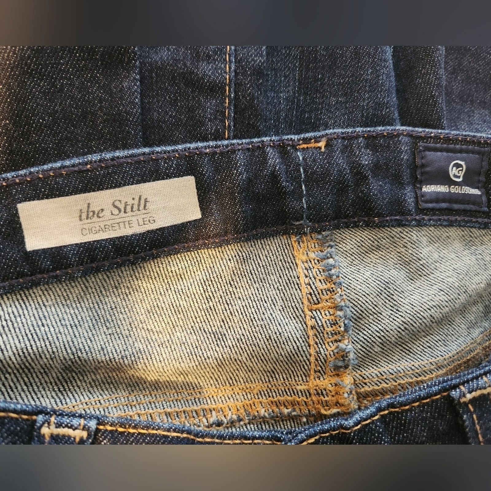 AG Adriano Goldschmied AG Adriano Goldschmied Denim Stilt Cigarette Leg Jeans 29 Size 29" - 9 Thumbnail