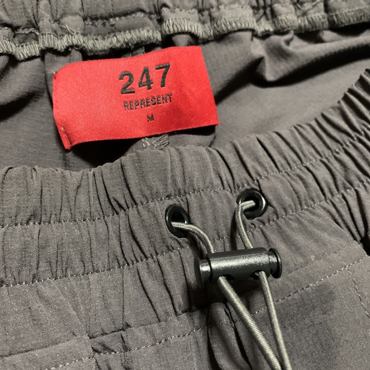 Represent Clo. Represent Medium 247 Track Pants Bottoms Grey Zip Cargos Size US 32 / EU 48 - 4 Thumbnail