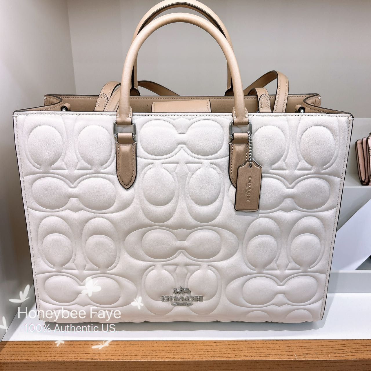 Coach Maggie Tote Bag In Blocked Signature Leather CY673 | Grailed