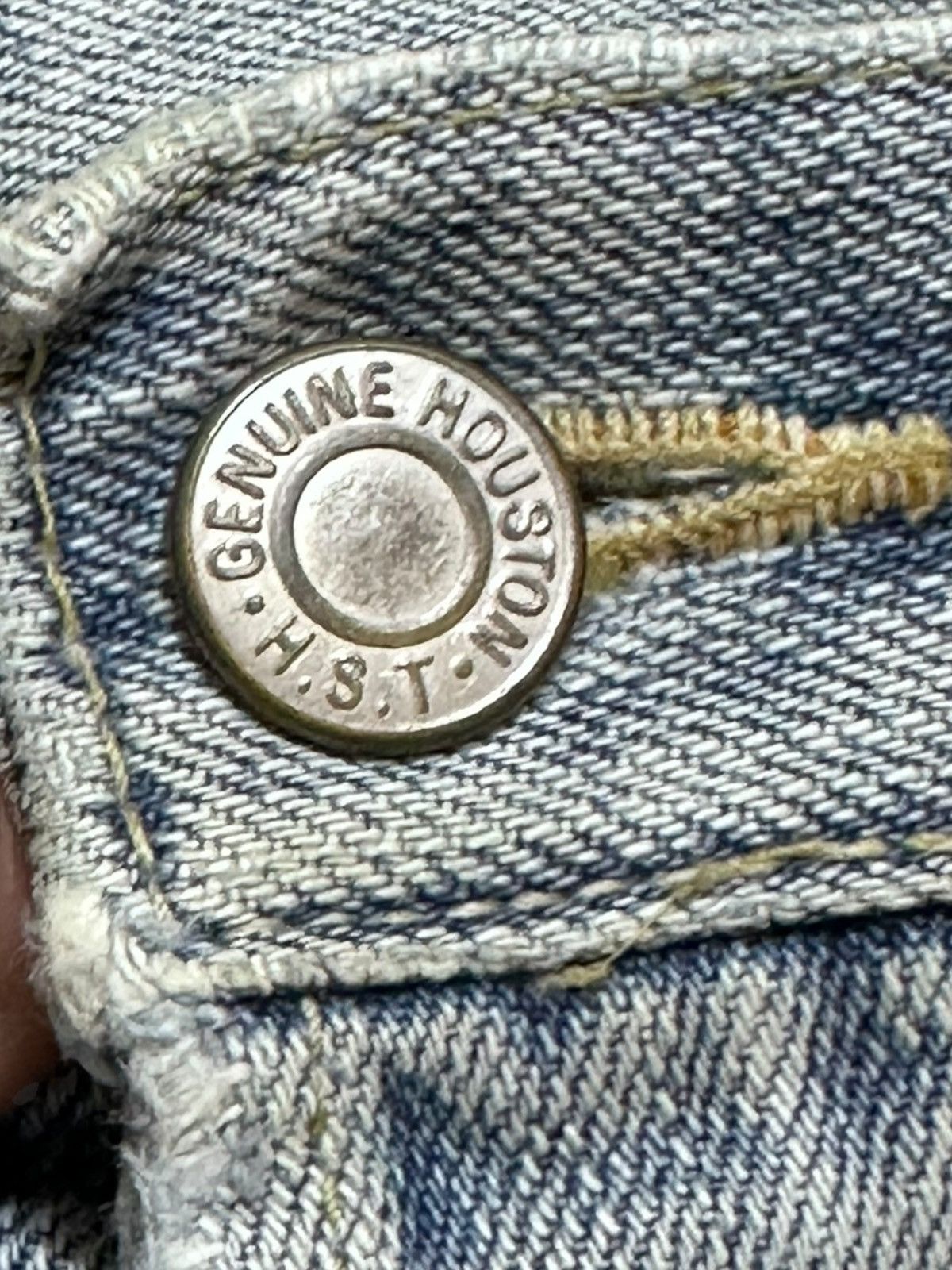 Jacob Holston Vintage Genuine Houston Faded Grunge Distressed Denim Size US 30 / EU 46 - 8 Thumbnail