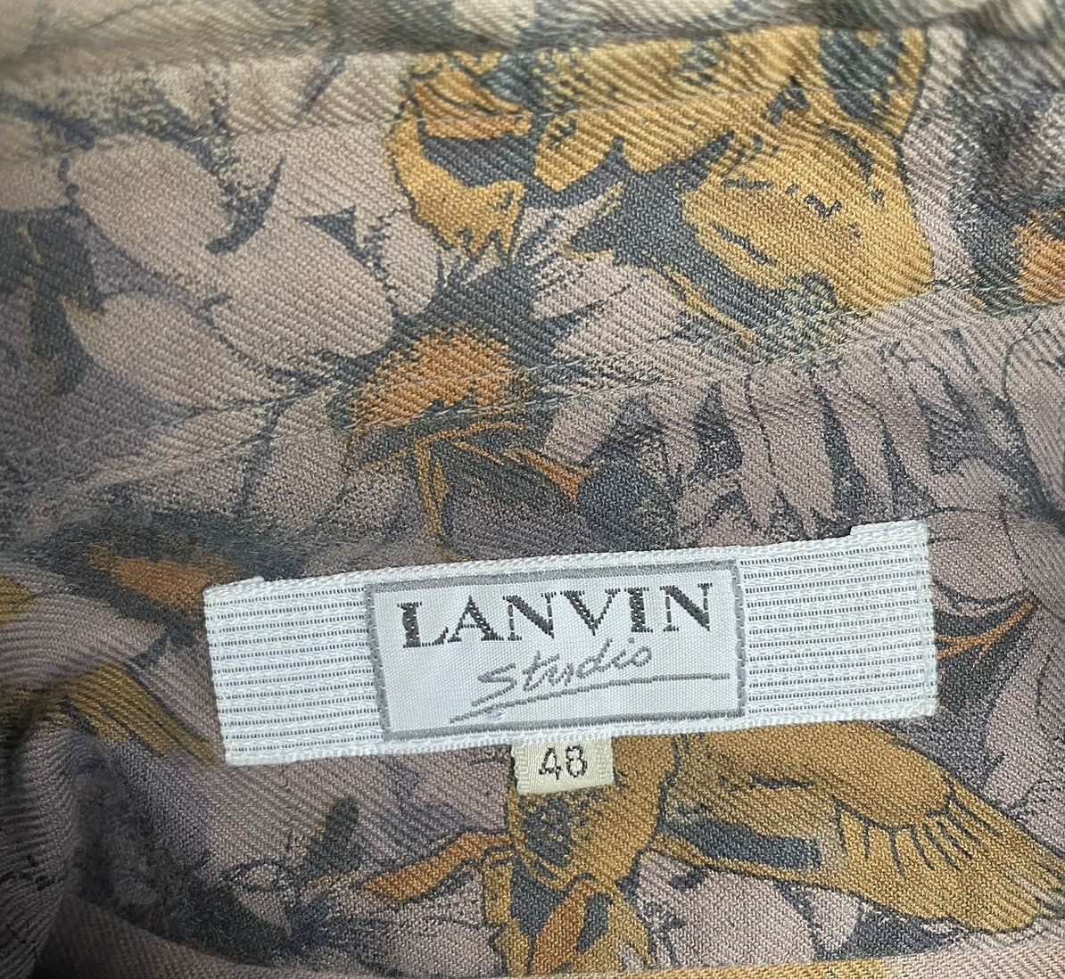 Lanvin LANVIN STUDIO ABSTRACT DESIGN CASUAL SHIRT Size US L / EU 52-54 / 3 - 3 Thumbnail