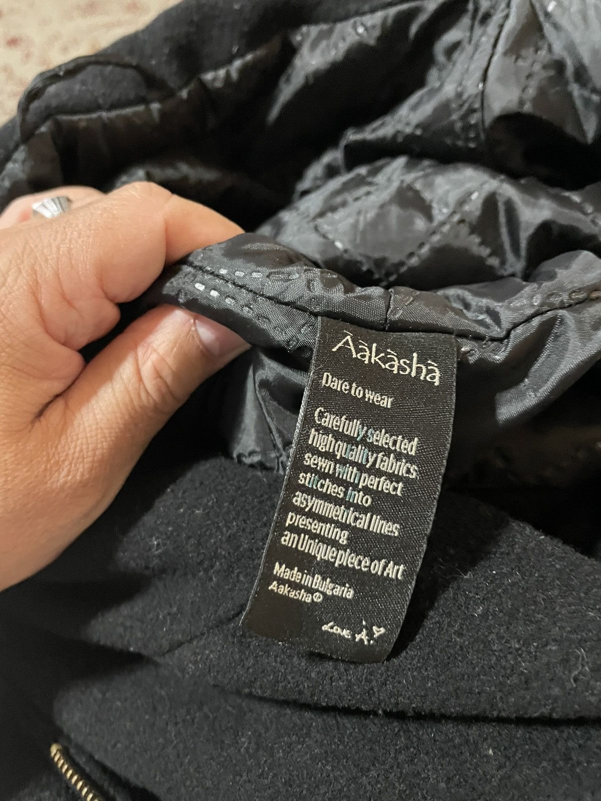 Designer × Japanese Brand Aakasha Wool Blend Zippered jacket Size US M / EU 48-50 / 2 - 10 Thumbnail