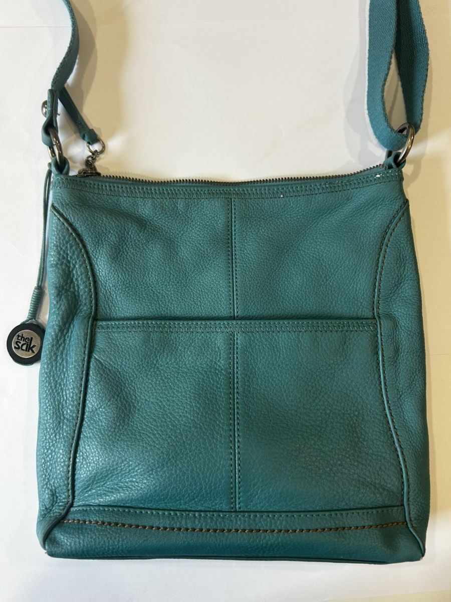 The Sak The Sak Turquoise Lucia Crossbody Leather Handbag Size ONE SIZE - 2 Thumbnail