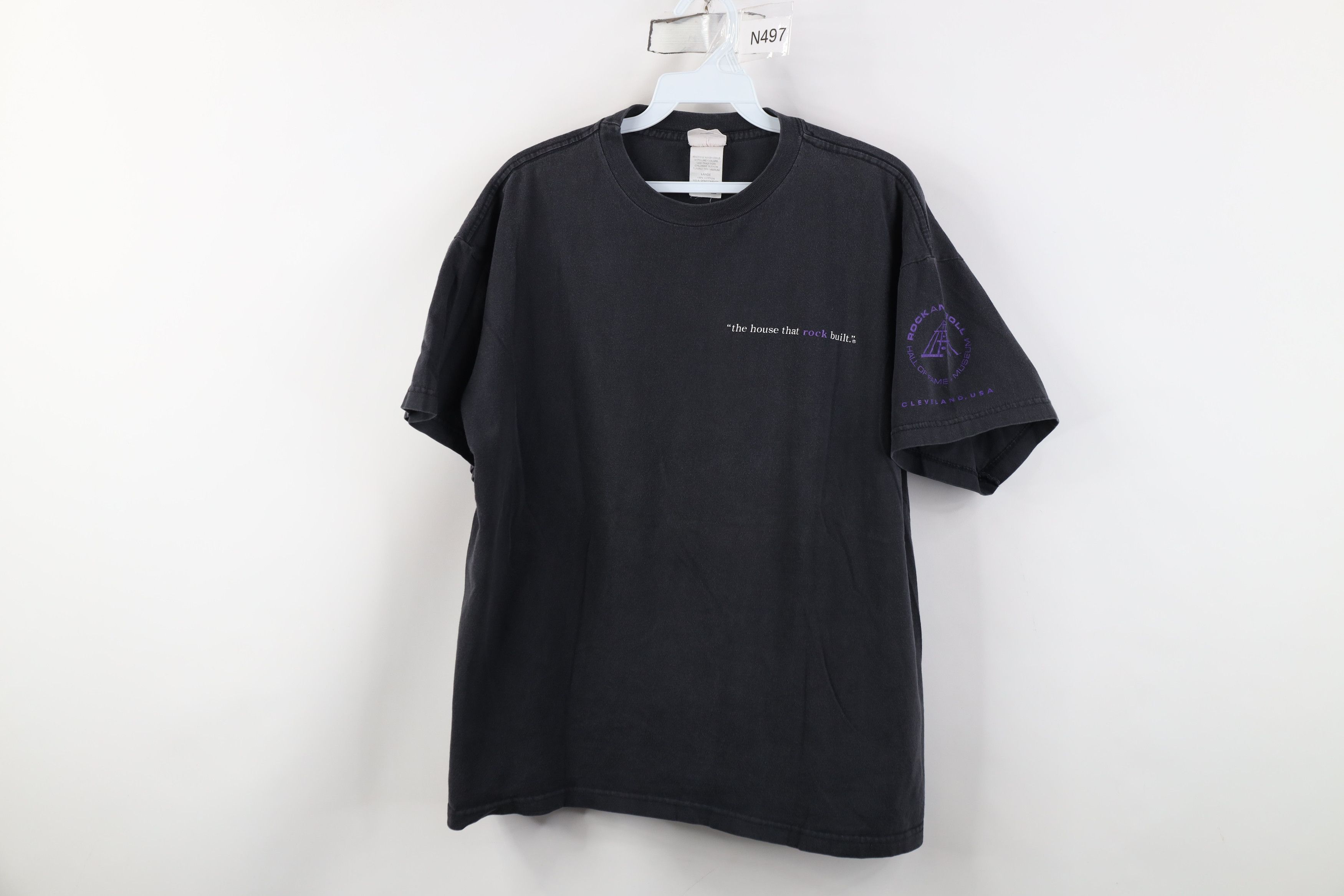 Vintage Vintage 90s That Rock Built Rock N Roll Hall of Fame T-Shirt Size US L / EU 52-54 / 3 - 1 Thumbnail