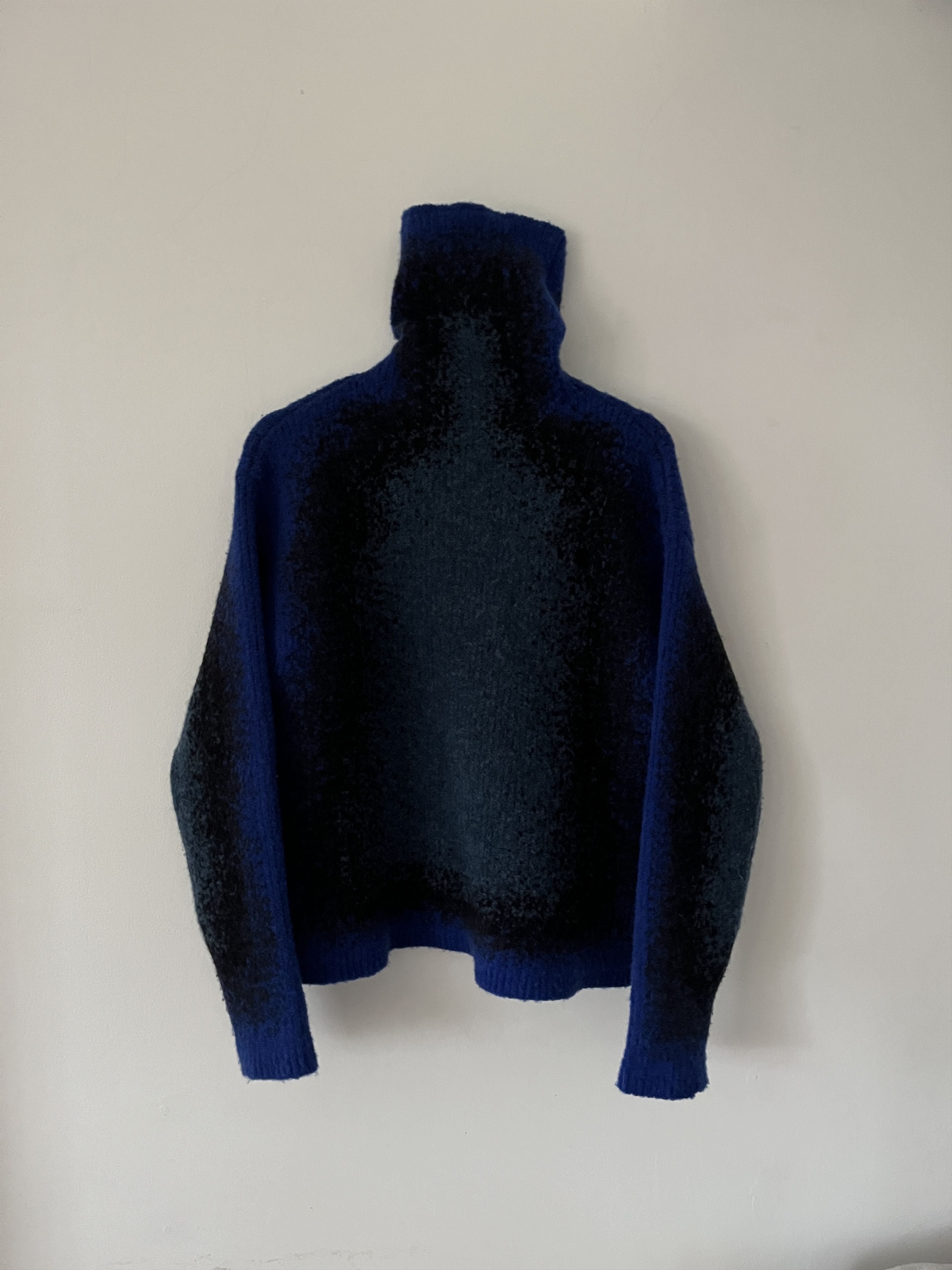 Y/Project Gradient Heavy Knit Turtleneck Blue Size US XS / EU 42 / 0 - 8 Thumbnail