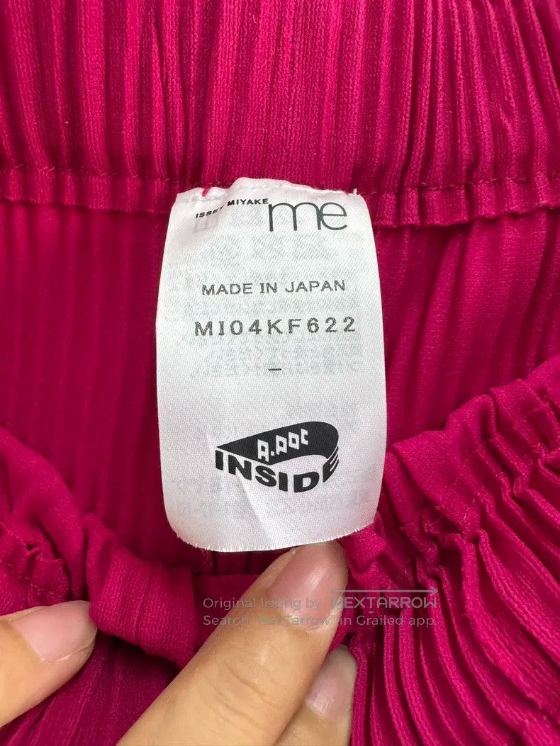 Issey Miyake Issey Miyake size:one size Red Pants Size 22" - 3 Thumbnail