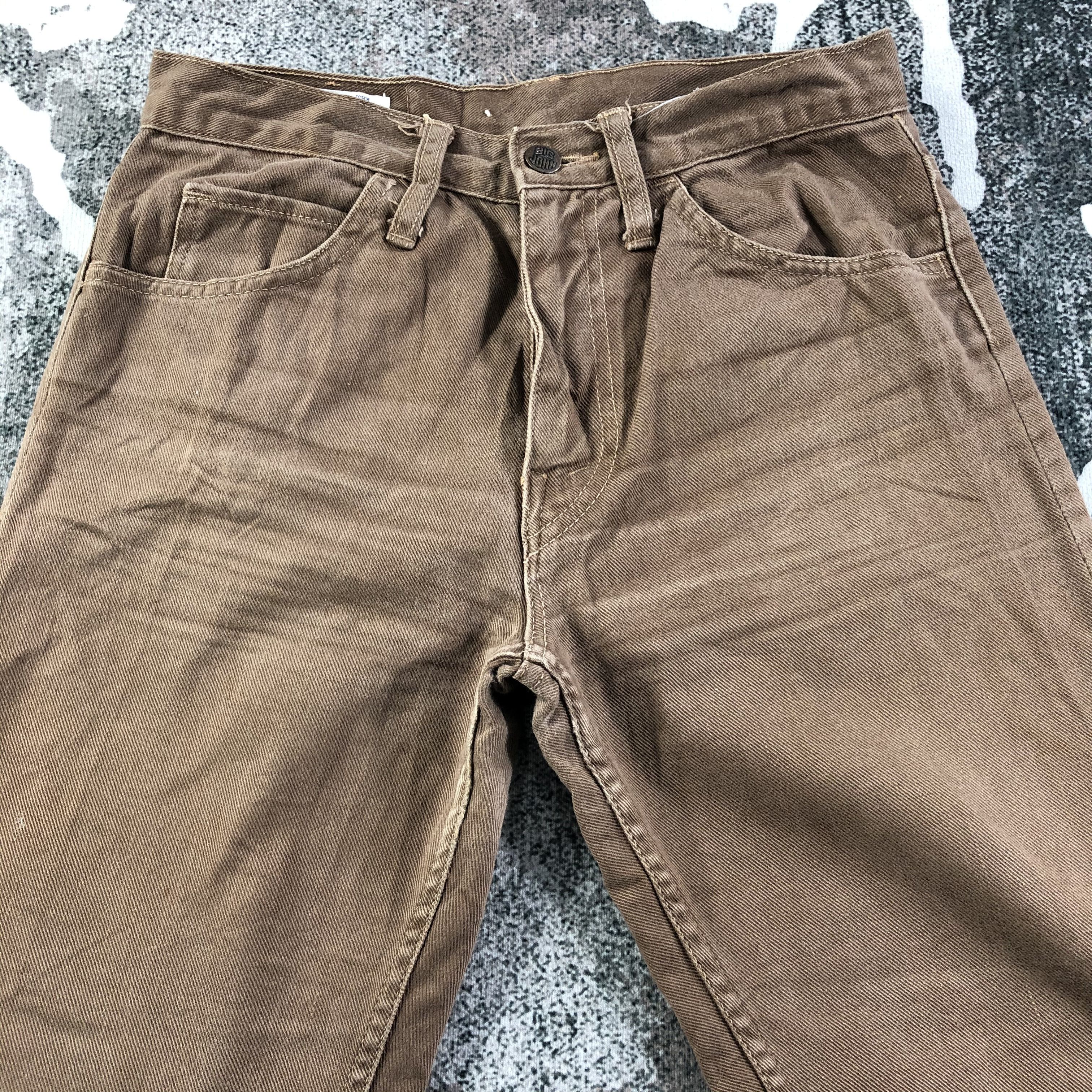 Big John Vintage Big John Jeans Faded Brown Denim KJ1501 Size US 27 - 3 Thumbnail
