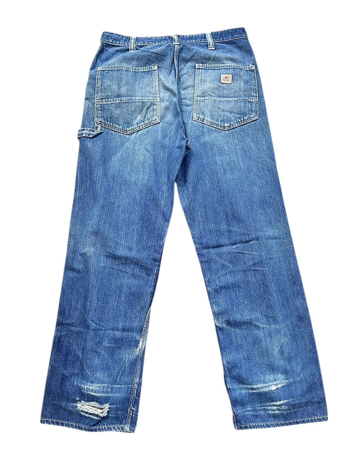Sugar Cane Sugar Cane carpenther distreesed denim pants Size US 32 / EU 48 - 2 Thumbnail