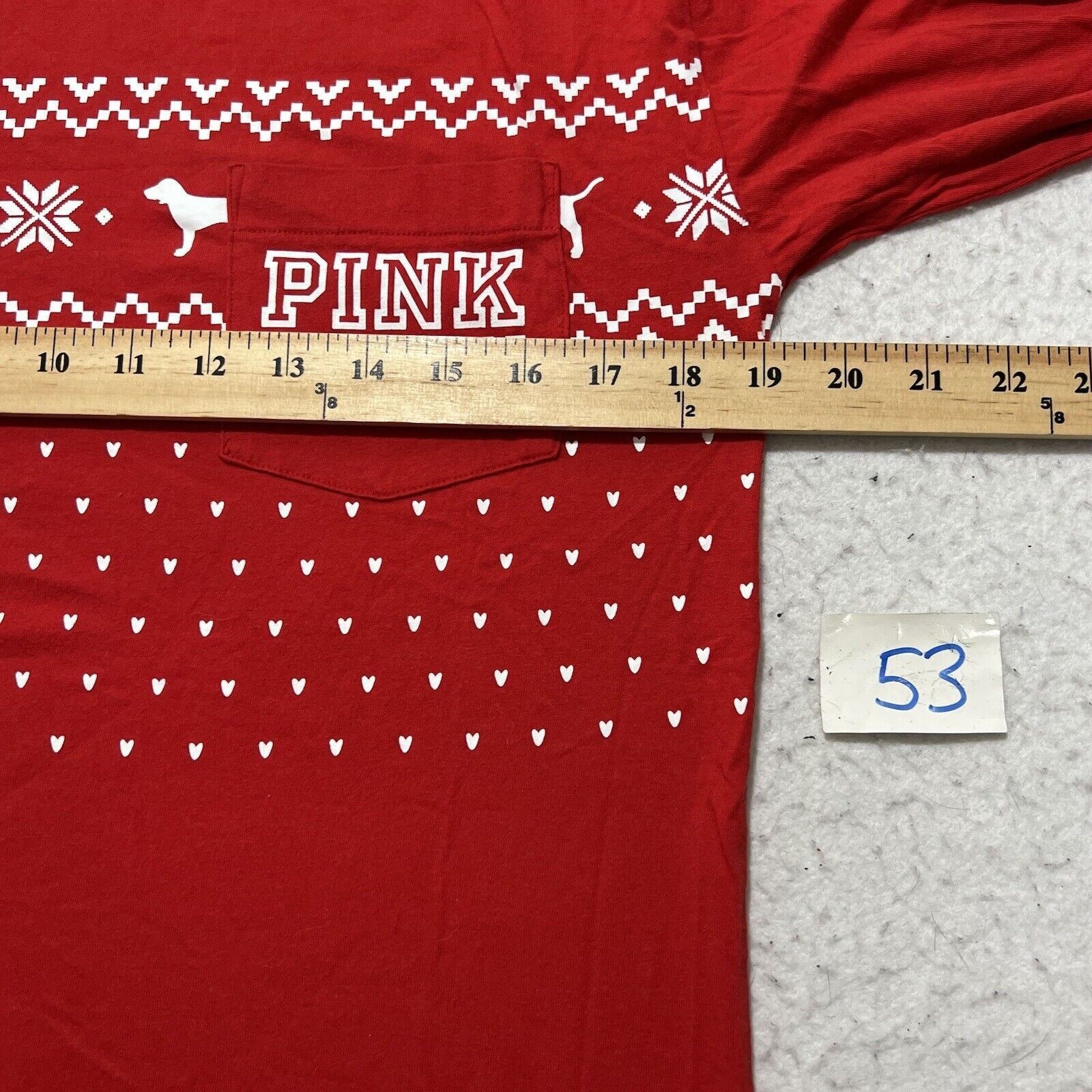 Victoria's Secret Victoria's Secret XS Long Sleeve T-Shirt Holiday Snowflakes Size XS / US 0-2 / IT 36-38 - 8 Thumbnail