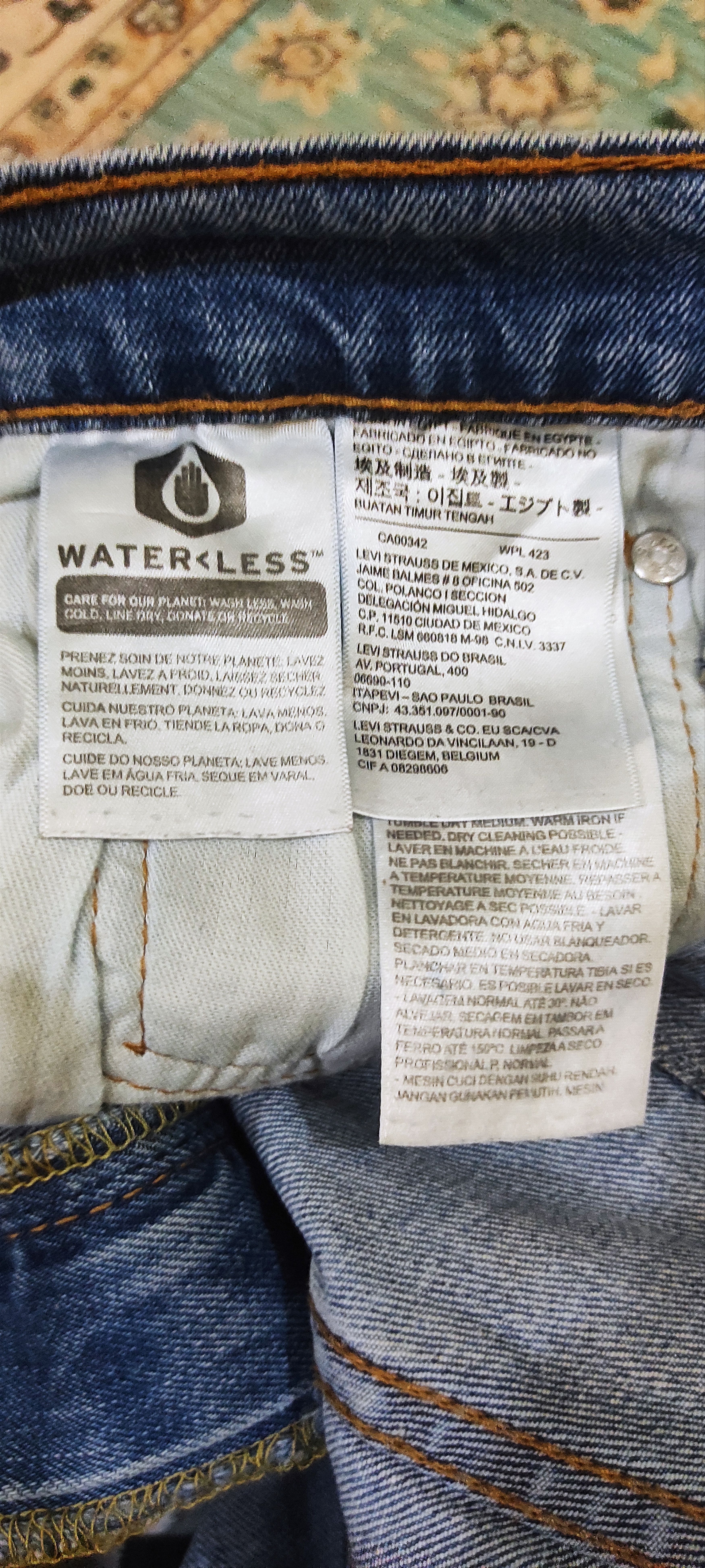 Levi's Levis Distressed Washed Denim Size US 42 / EU 58 - 13 Thumbnail