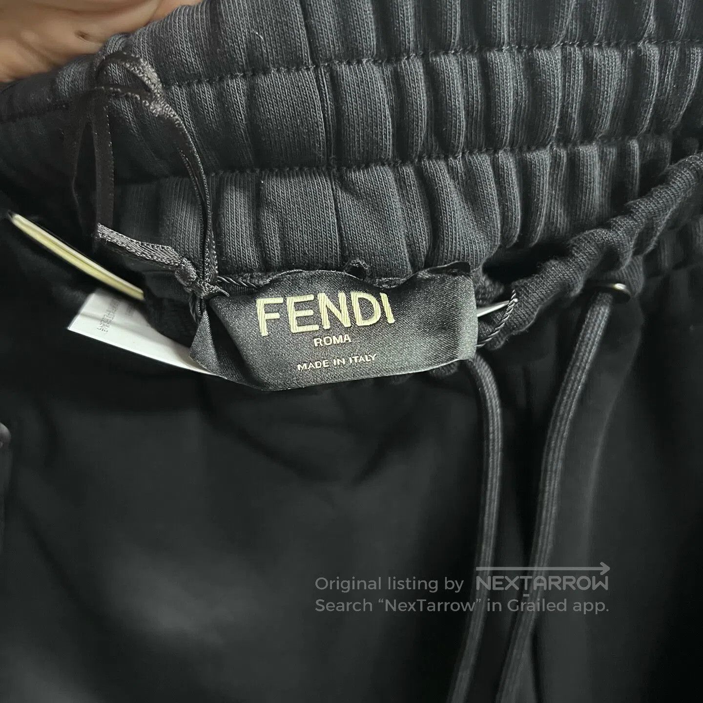 Fendi FENDI Alphabet Logo Print Plain-Woven Fabric Sport Jacket| Size US 29 - 3 Thumbnail