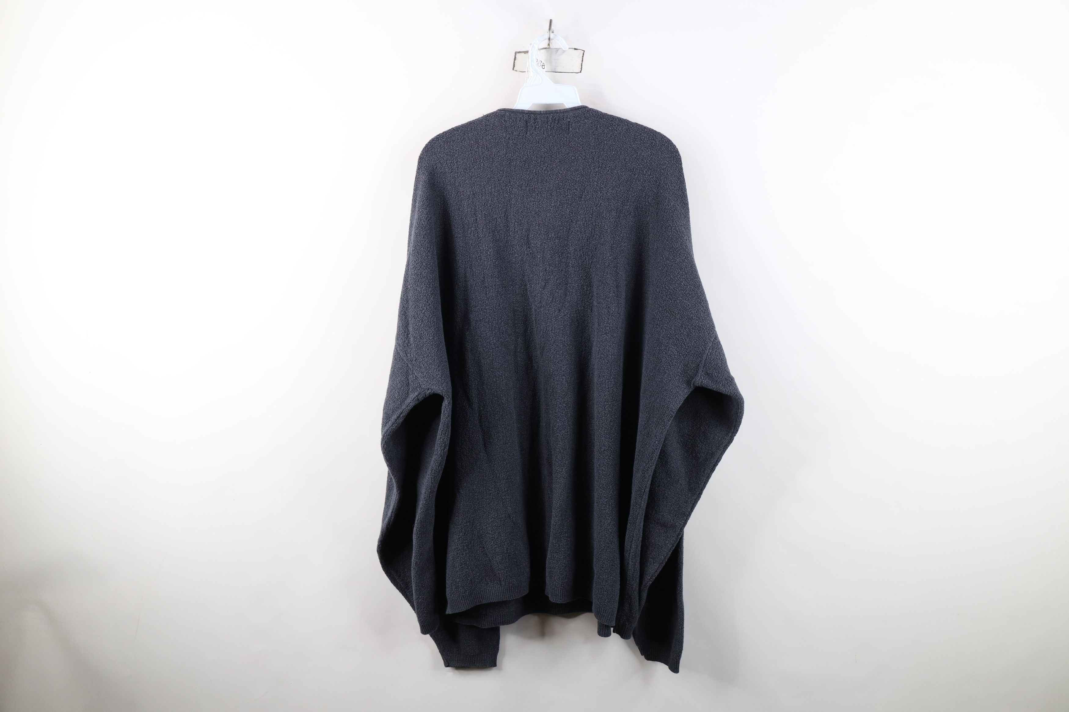 Vintage Vintage 90s Streetwear Marled Knit Sweater Steel Blue USA Size US XXL / EU 58 / 5 - 9 Thumbnail
