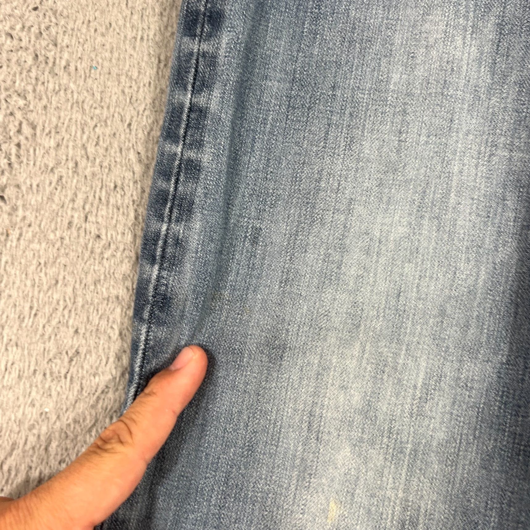 Levi's VINTAGE Levi's 501 Jeans Men 28x26 Straight Fit Light Wash Cotton Denim Classic American Size US 28 / EU 44 - 4 Thumbnail