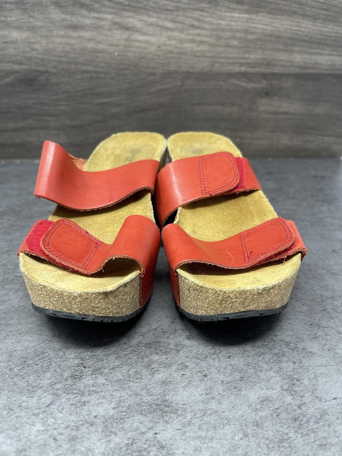 Other Eric Michael Sandals Womens Size 7 (37) Lily Orange 2 Strap Size US 7 / IT 37 - 3 Thumbnail
