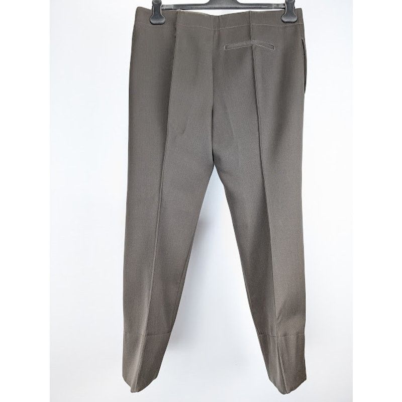 Bottega Veneta o1rshd1 Compact Wool Trousers in Olive Size US 36 / EU 52 - 11 Thumbnail