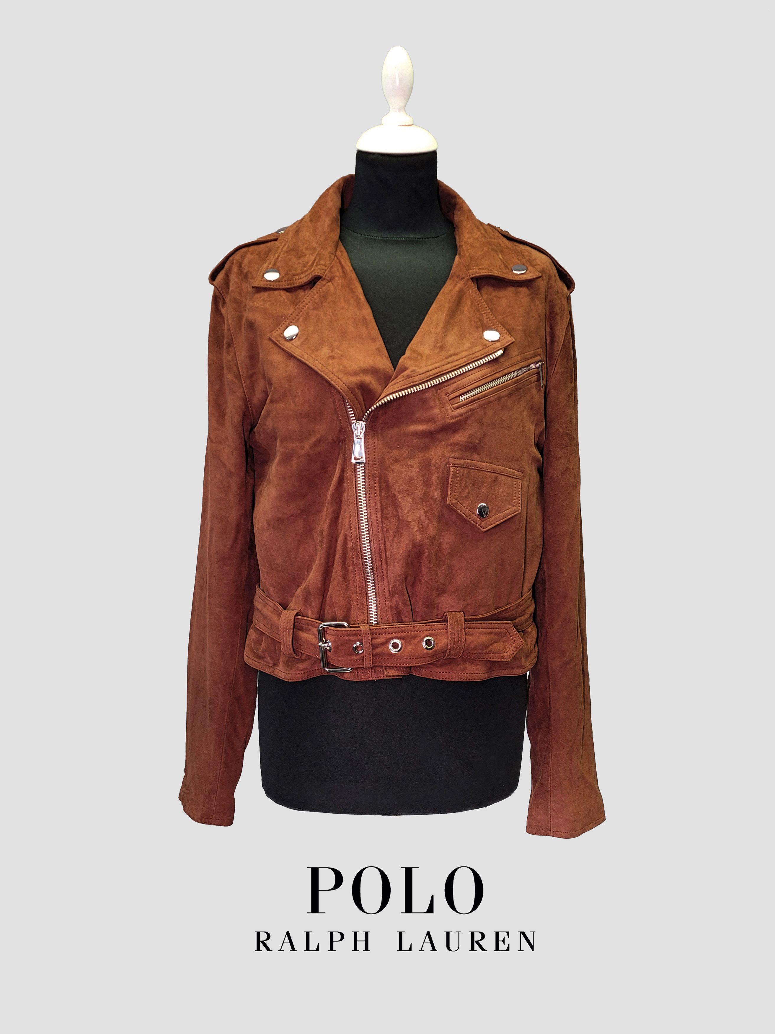 Polo Ralph Lauren _ Goat Suede _ Biker Leather Jacket