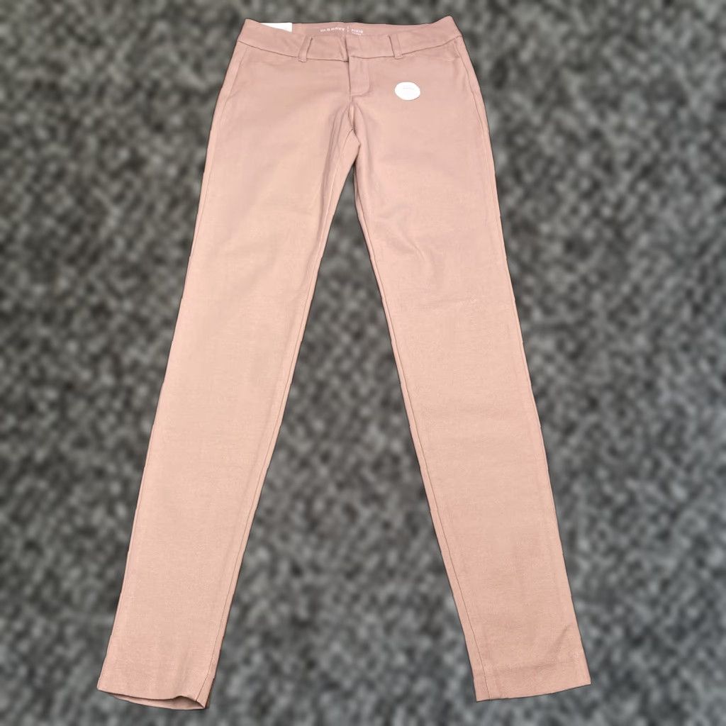 Old Navy Old Navy Pixie Pants 0 Khaki Brown Mid Rise Pull On Stretch New Size 25" / US 0 / IT 36 - 1 Thumbnail