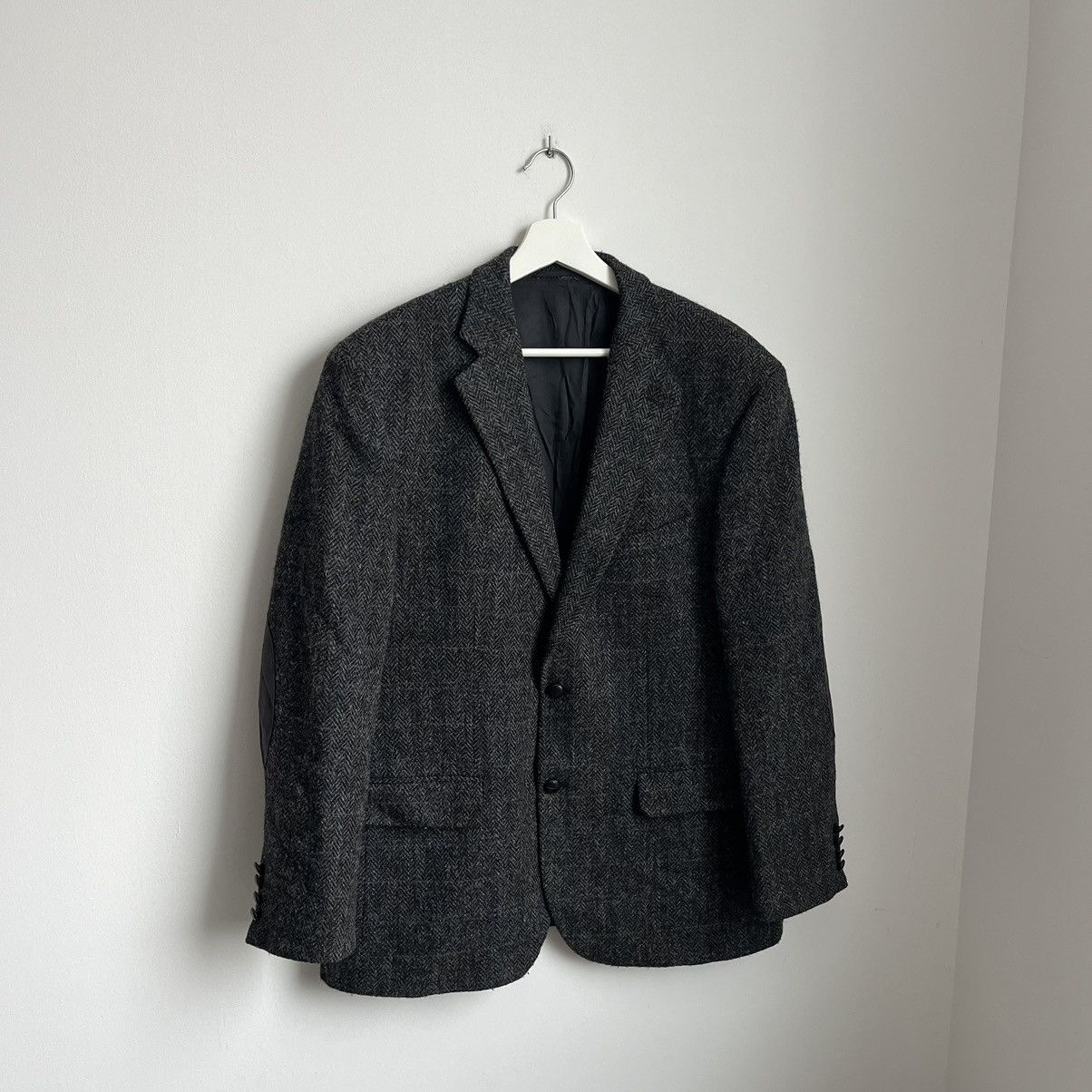 Harris Tweed Vintage Harris Tweed Gray Blazer Size 46R - 1 Thumbnail