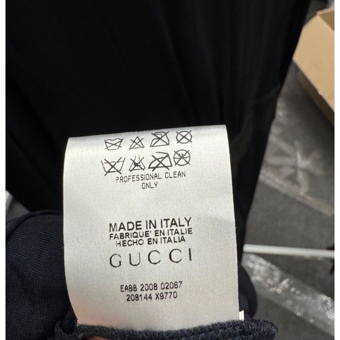 Gucci Gucci Blue Fitted Dress with Faux Leather Belt M Size M / US 6-8 / IT 42-44 - 6 Thumbnail