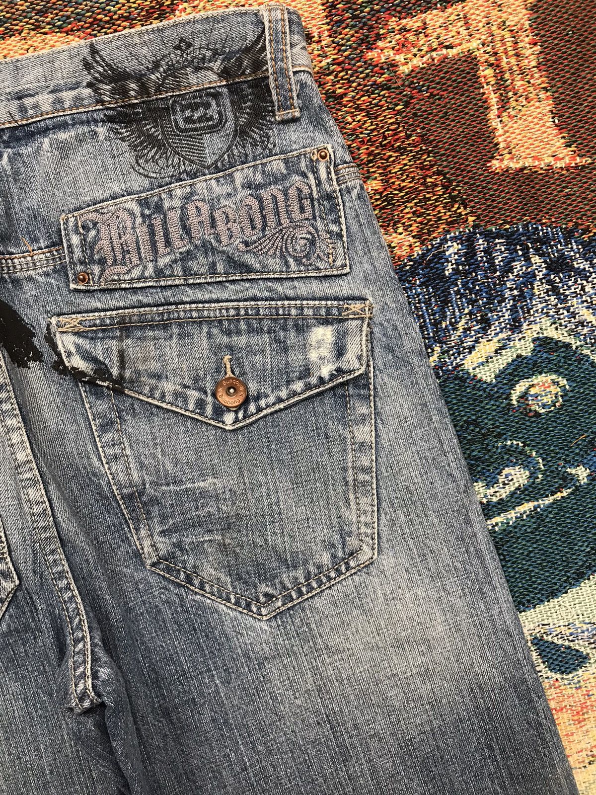 Billabong Vintage billabong baggy denim Size US 34 / EU 50 - 19 Thumbnail
