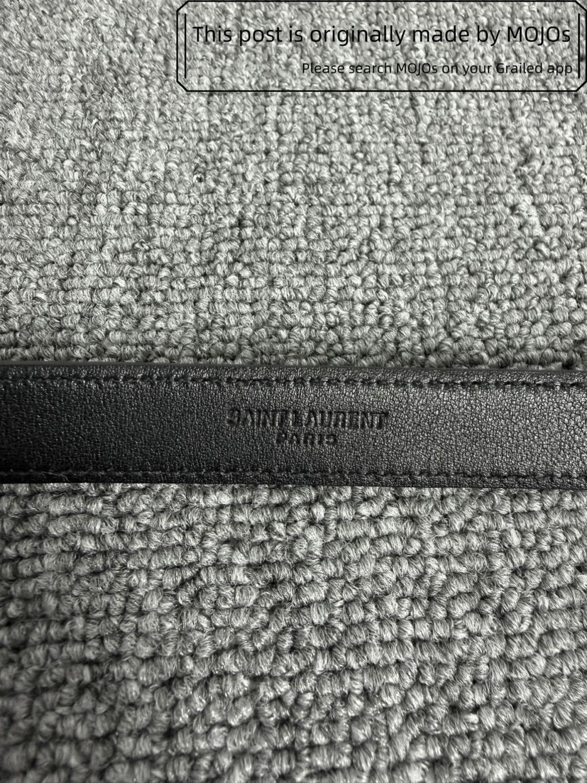 Saint Laurent Paris Sz 95 Saint Laurent Paris 17SS Plain Buckle Belt mojos55 Size ONE SIZE - 6 Thumbnail