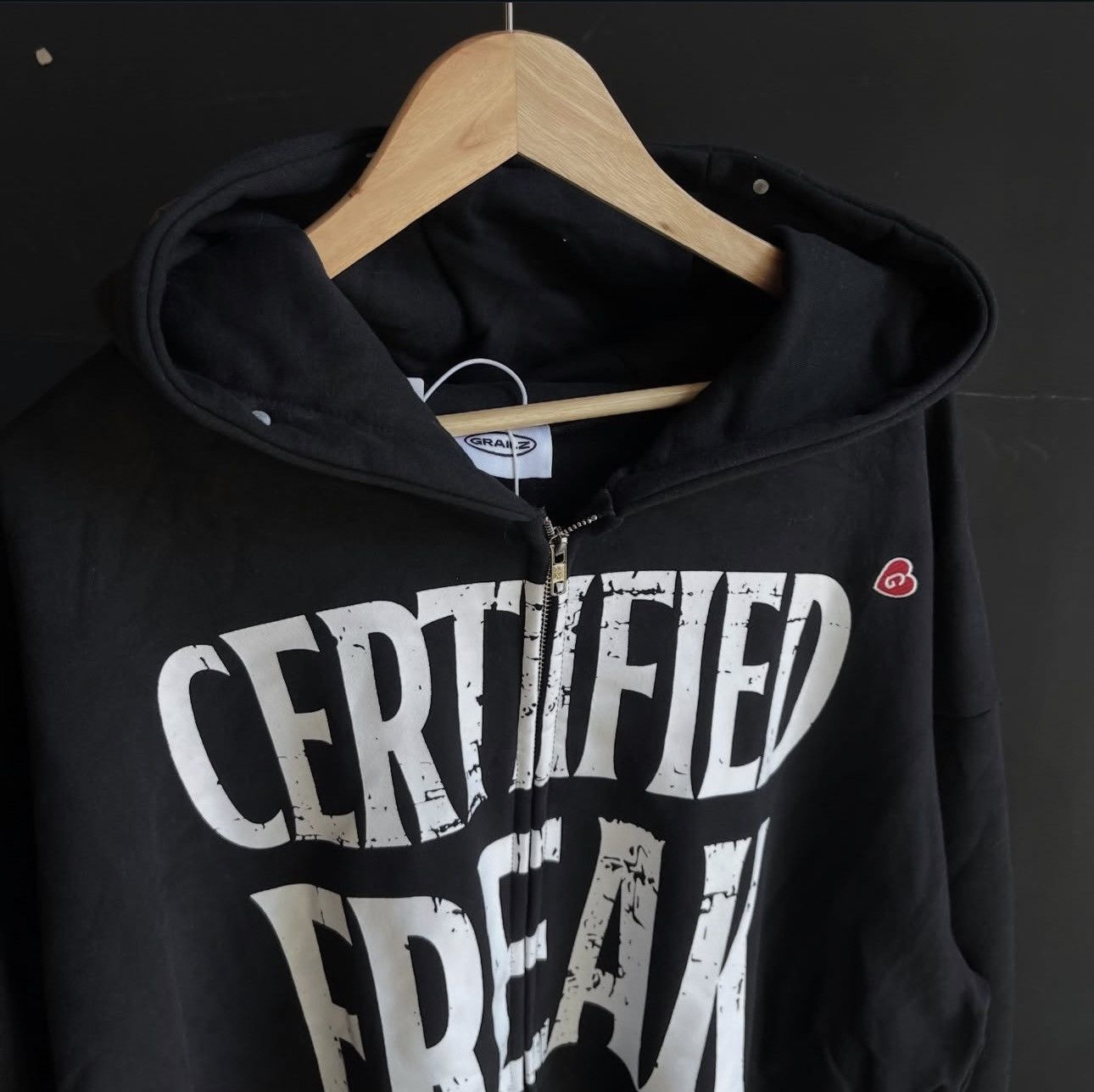 Other Certified Freak Hoodie – Black Zip-Up Streetwear, Oversized Size US L / EU 52-54 / 3 - 3 Thumbnail