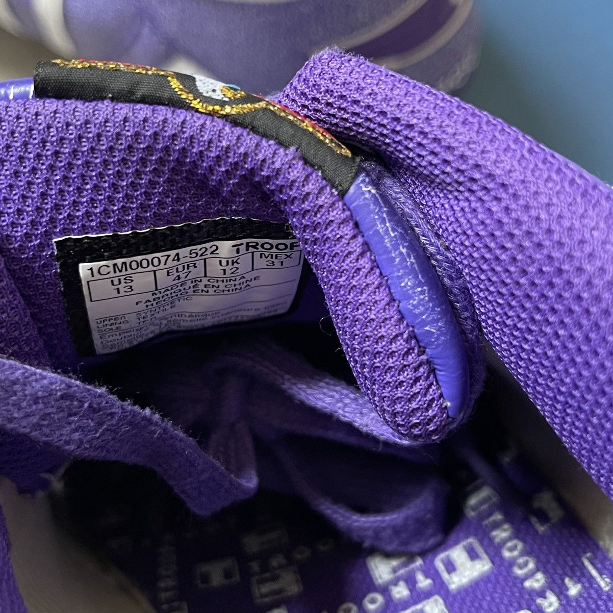 Troop TROOP MEN'S ICE LAMB CASUAL SHOES PURPLE Men’s 13 Size US 13 / EU 46 - 11 Thumbnail